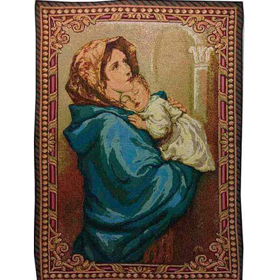 Tapiz de la Virgen con Niño (Madonnina) de Ferruzi