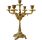 Candelabro de bronce para cinco velas