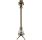 Candelabro de pie | Hierro forjado dorado