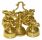 Carrillón de bronce con cuatro campanillas