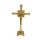 Cruz de mesa de metal dorado