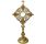 Custodia de bronce con Cruz y base circular