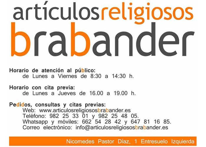 Artículos Católicos Brabander, novedades en la tienda