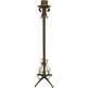 Candelabro de pie | Hierro forjado dorado