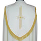 Capa pluvial de poliéster en los cuatro colores litúrgicos blanco