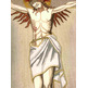 Casulla bordado Cristo en la Cruz dorado