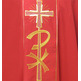 Casulla en los cuatro colores litúrgicos | Poliéster rojo