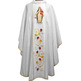 Casullas marianas bordadas | Celebración Virgen del Carmen blanco