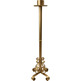 Candelabro dorado | Corona de Adviento y porta Cirio