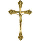 Crucifijo de bronce para pared