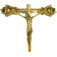 Crucifijo de bronce para pared