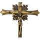 Cruz dorada para mesa de altar