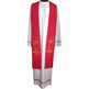 Estola sacerdotal reversible con bordados rojo / verde