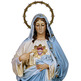 Sagrado Corazón de María con vestido azul y blanco