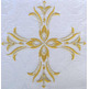 Palia bordado Cruz | Paños de altar blanco