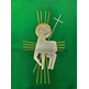 Paño de atril de poliéster en los cuatro colores litúrgicos verde