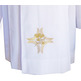 Roquete blanco bordado para sacerdote