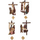 Vía Crucis con estaciones de 30 cm. de altura media