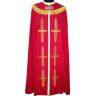 Capa pluvial de poliéster en los cuatro colores litúrgicos rojo 