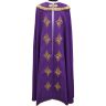 Capa pluvial morada con Cruces morado  