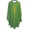 Casulla con Cruz bordada | Cuatro colores litúrgicos verde 