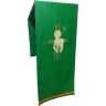 Paño de atril de poliéster en los cuatro colores litúrgicos verde 