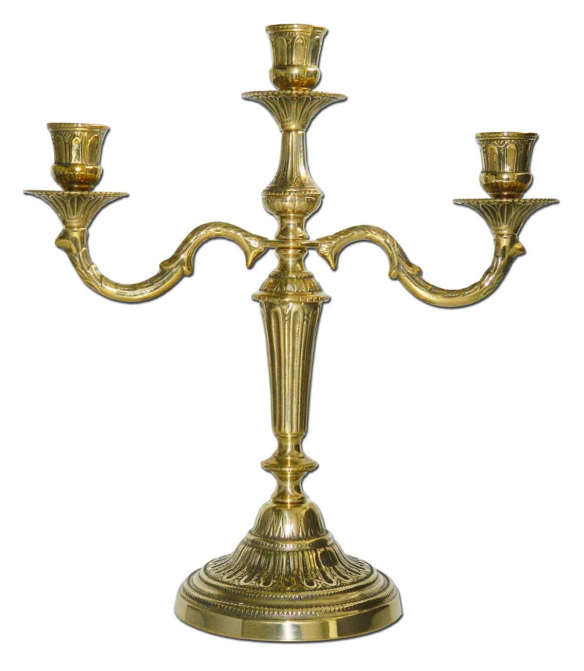 Candelabro de mesa para tres velas