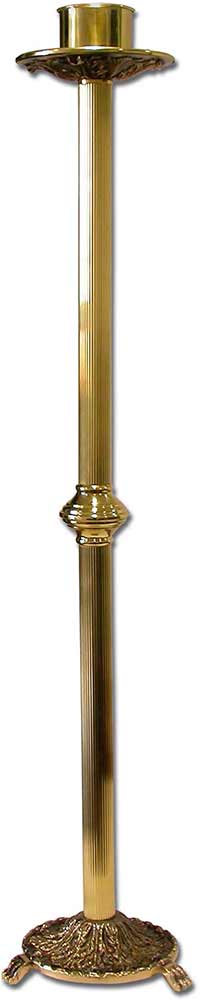 Candelero de pie decoración en relieve - Candelero para Iglesia