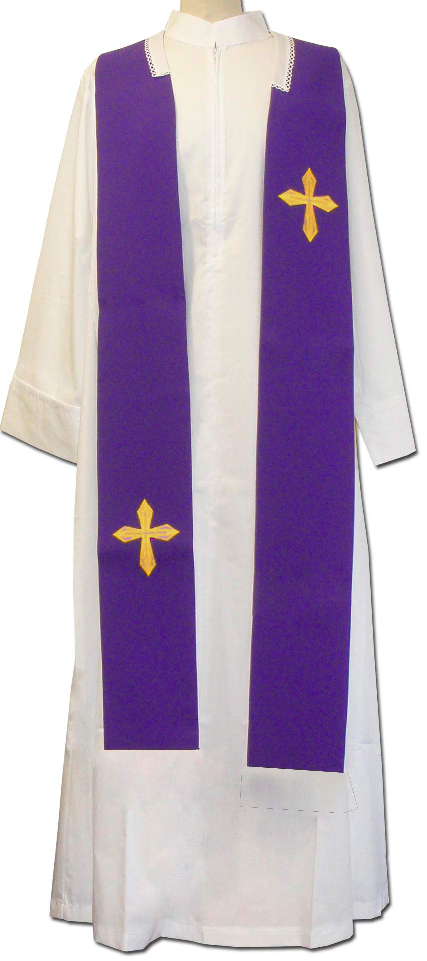 Estola sacerdotal reversible Estola sacerdotal morada Estola sacerdotal reversible Estola sacerdotal morada