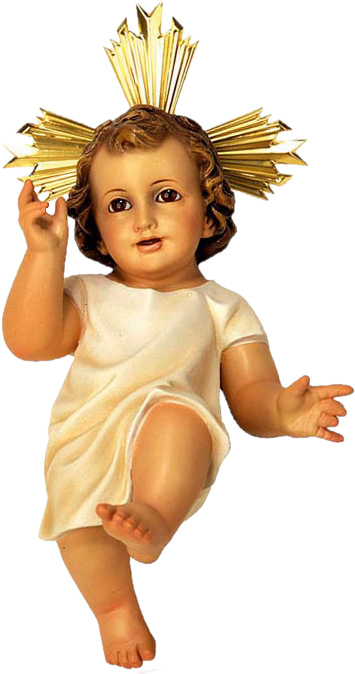 Imagen Niño Jesús para cuna | Imagen artesanal Niño Jesús