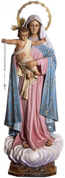 Imagen religiosa de la Virgen del Rosario- Imagen Virgen Rosario
