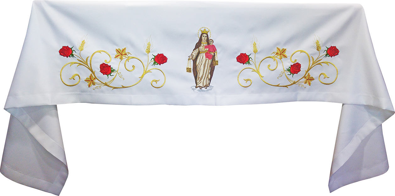 Mantel de Misa | Mantel para altar | Bordados Virgen del Carmen
