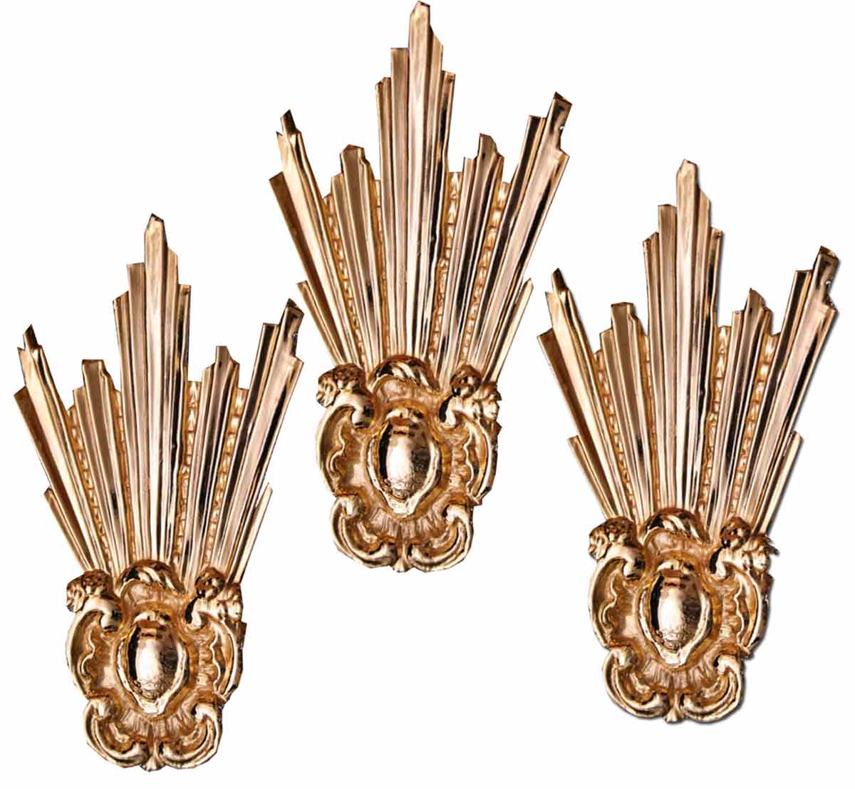 Potencia fabricada en bronce - Potencias para imagen de Cristo